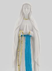 Statue Religieuse Notre Dame de Lourdes - 15cm