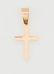 Pendentif Croix en Acier Inoxydable Doré - 20mm