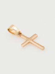 Pendentif Croix en Acier Inoxydable Doré - 20mm