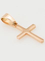 Pendentif Croix en Acier Inoxydable Doré - 20mm