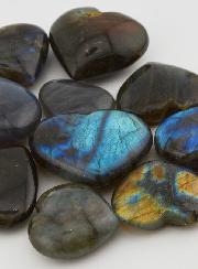 Pierre Naturelle de Labradorite - Coeur