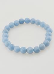 Bracelet en Pierre Naturelle d'Angelite A - 8mm