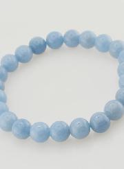 Bracelet en Pierre Naturelle d'Angelite A - 8mm