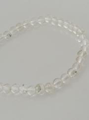Bracelet en Pierres Naturelles de Cristal de Roche - 4mm