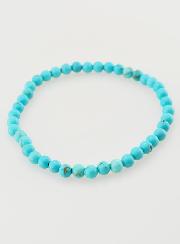 Bracelet en Pierre Naturelle de Turkenite Howlite - 4mm