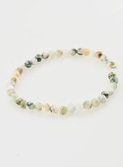Bracelet en Pierre Naturelle d'Agate Arbre - 4mm