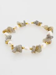 Bracelet en Pierre Naturelle Chips - Labradorite AA