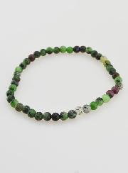 Bracelet en Pierre Naturelle Rubis Zoïsite - 4mm