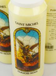 3 Bougies de Neuvaine à Saint Michel avec Prière