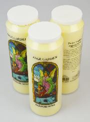 3 Bougies de Neuvaine à son Ange-Gardien avec Prière