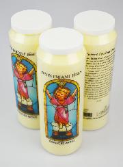 3 Bougies de Neuvaine à l'Enfant Jésus avec Prière