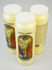3 Bougies de Neuvaine à la Sainte Famille avec Prière