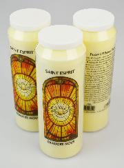 3 Bougies de Neuvaine au Saint Esprit avec Prière