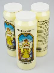 3 Bougies de Neuvaine à Notre Dame de la Salette avec Prière