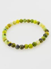 Bracelet en Pierre Naturelle de Chrysoprase Citron - 6mm