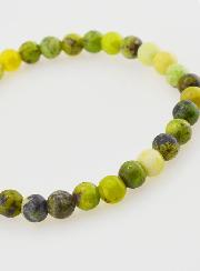 Bracelet en Pierre Naturelle de Chrysoprase Citron - 6mm