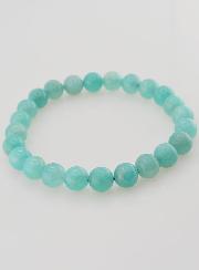 Bracelet en Pierre Naturelle d'Amazonite AA - 8mm