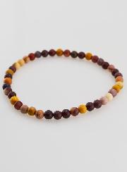 Bracelet en Pierre Naturelle de Jaspe Mokaite - 4mm