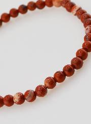 Bracelet en Pierre Naturelle de Jaspe Rouge - 4mm
