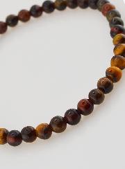 Bracelet en Pierre Naturelle Oeil de Tigre, Faucon & Taureau - 4mm