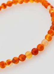Bracelet en Pierre Naturelle de Cornaline - 4mm