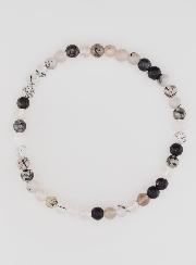 Bracelet en Pierre Naturelle Tourmaline & Cristal de Roche - 4mm