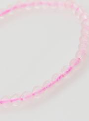 Bracelet en Pierre Naturelle de Quartz Rose - 4mm