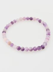 Bracelet en Pierre Naturelle de Lepidolite - 4mm