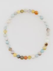 Bracelet en Pierre Naturelle d'Amazonite Multicolore - 4mm
