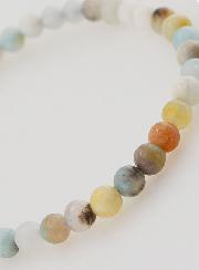 Bracelet en Pierre Naturelle d'Amazonite Multicolore - 4mm