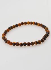 Bracelet en Pierre Naturelle d'Oeil de Tigre - 4mm