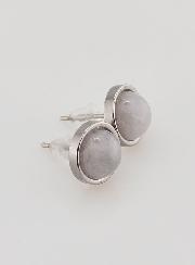 Boucles d'Oreilles Puces - Quartz Rose 10mm