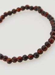 Bracelet en Pierre Naturelle d'Oeil de Taureau - 4mm