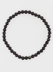 Bracelet en Pierre Naturelle de Tourmaline Noire - 4mm
