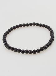 Bracelet en Pierre Naturelle de Tourmaline Noire - 4mm