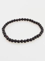 Bracelet en Pierre Naturelle de Tourmaline Noire - 4mm