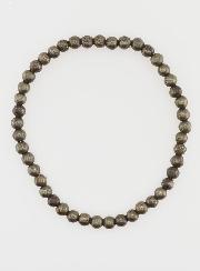 Bracelet en Pierre Naturelle de Pyrite - 4mm