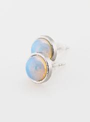 Boucles d'Oreilles Puces - Opalite 10mm