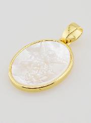Médaille en Nacre - Saint Michel 20mm