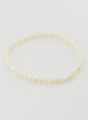 Bracelet en Pierre Naturelle de Nacre - 4mm
