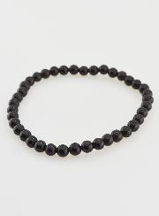Bracelet en Pierre Naturelle d'obsidienne - 4mm