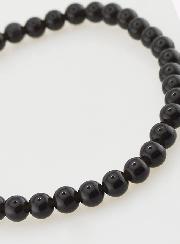Bracelet en Pierre Naturelle d'obsidienne - 4mm