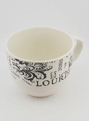 Souvenir de Lourdes - Tasse Lourdes Décor Feuillage 350ml