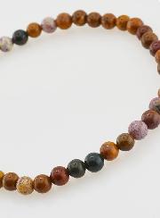 Bracelet en Pierre Naturelle de Jaspe Océan - 4mm