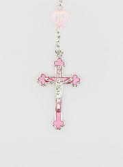 Chapelet de Communion Coeur & Calice - Rose