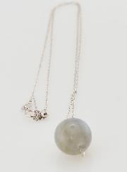 Collier Chaîne en Argent Massif & Labradorite