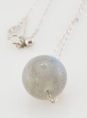Collier Chaîne en Argent Massif & Labradorite