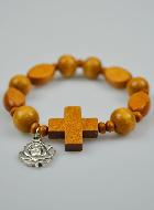 Bracelet Chapelet Bois