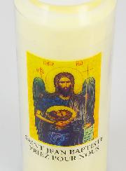 Bougie de Neuvaine Saint Jean-Baptiste - 17.5cm