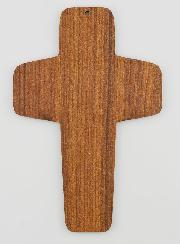 Croix Enfant en Bois - Colombe & Eglise